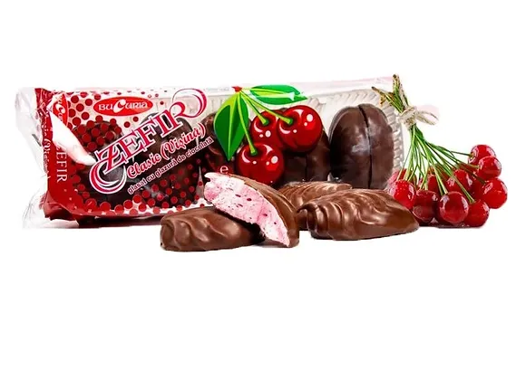 Zefir glasat cu gust de visina 320gr