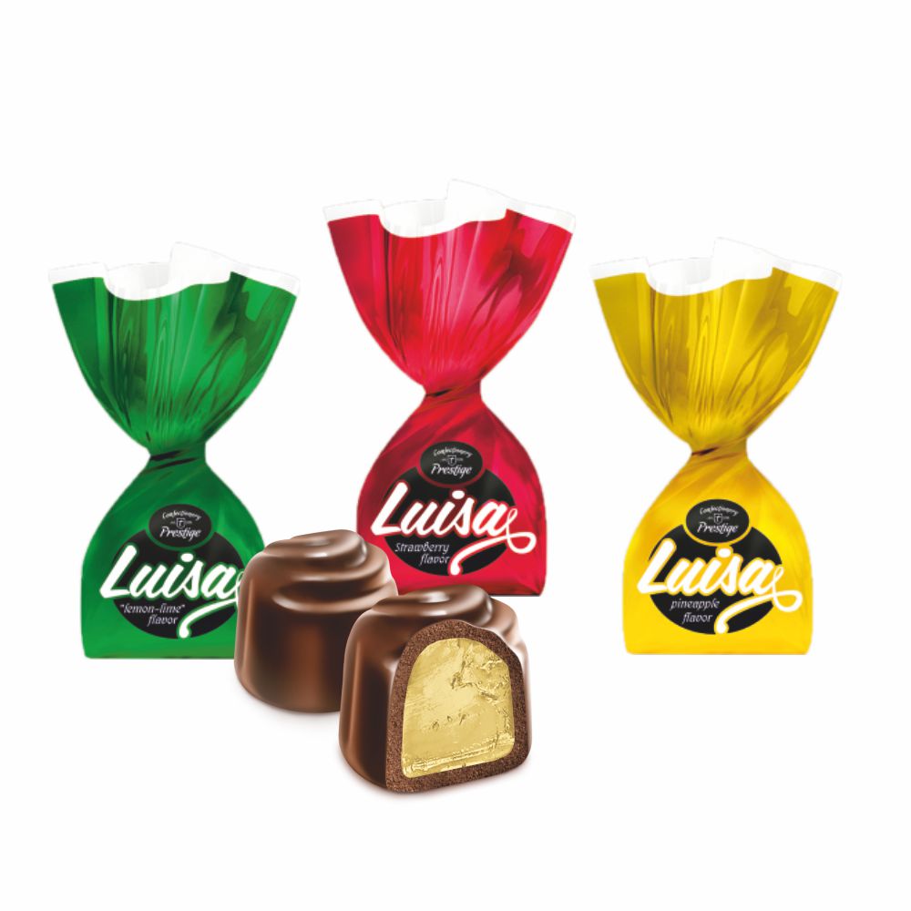 Bomboane Luisa ananas, capsuni, lime