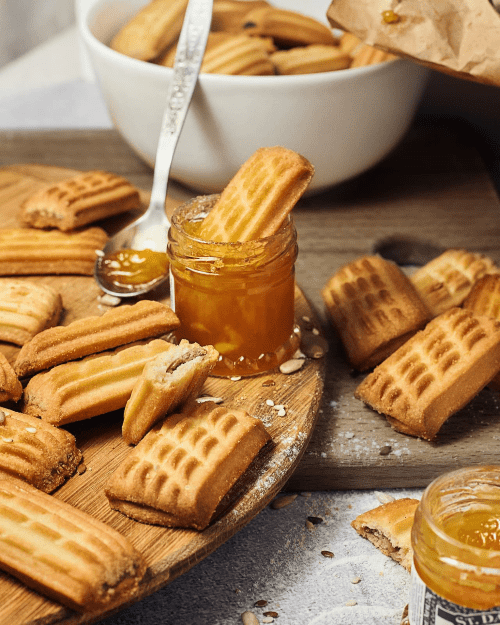 Biscuiti Mister cu halva (de post)
