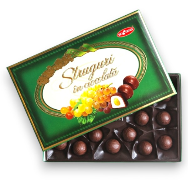 Bomboane Struguri in glazura de ciocolata 320gr