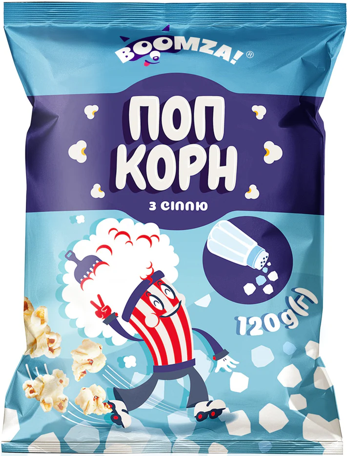 Popcorn cu sare  Boomza 120gr 