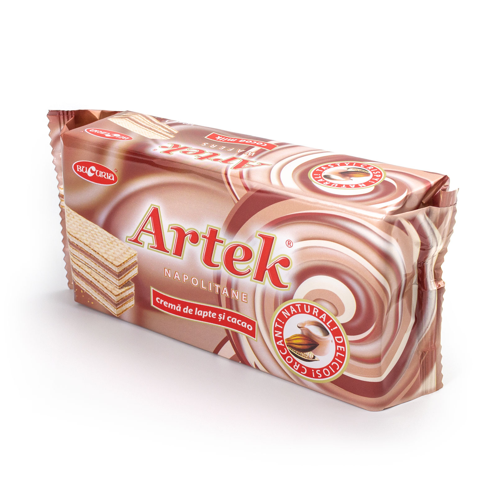 Napolitane Artek lapte si cacao 160gr